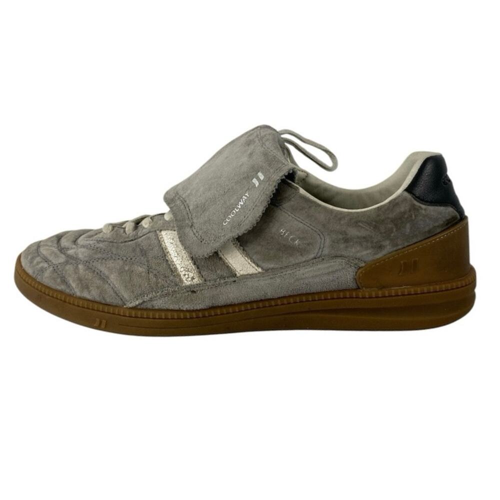 Coolway Becks-X Men's Gray Stone Lace Up Low Top Suede Sneaker Shoers Size 11